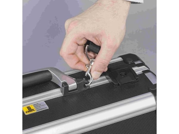 Allit AluPlus Strap 140, Universell, Tekstil, Svart, Hekte, 140 cm, 83 cm