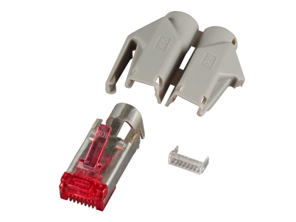 EFB Elektronik H7641.12-50, RJ-45, Grå, Rød, Hankjønn, Rett, Cat6, S/UTP (STP)