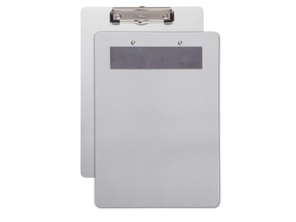 MAUL skrivetavle, aluminium, magnetisk, DIN A4 plate laget av anodisert aluminium, flat, forniklet brakett (23529-08)