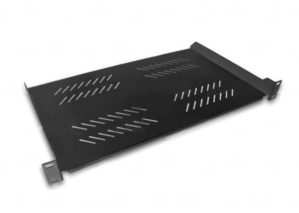Triotronik SHELF 400 BL, Blank panel, Black, 50 kg, 1U, CE, 48.3 cm (19")