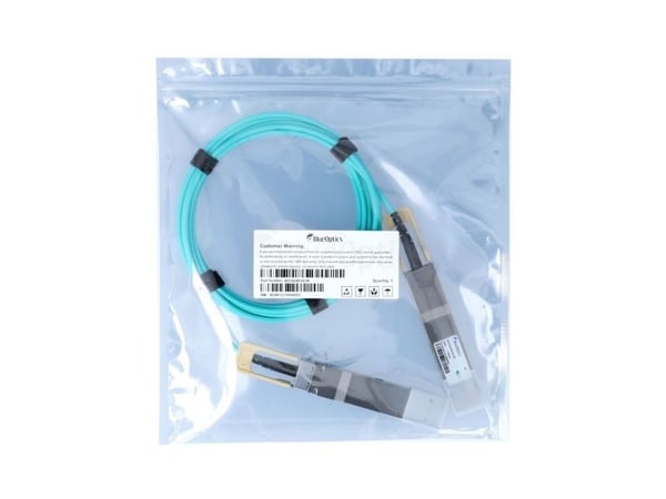 BlueOptics AOC-D-D-400G-3M-BO, 3 m, QSFP-DD, QSFP-DD, Hankjønn/hankjønn