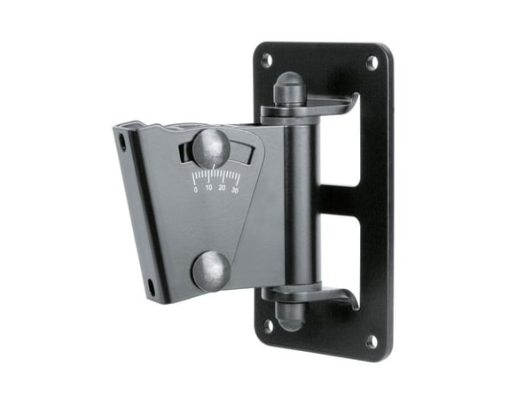 König & Meyer 24471-000-55, Vegg, Stål, 15 kg, Svart, Vegg, 90°
