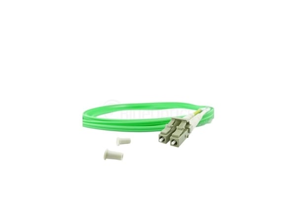 BlueOptics Duplex fiberoptisk patchledning, LC-UPC/LC-UPC beige, 4 meter, multimodus G50/125µm, OM5, inngangstap: under 0,2dB, merkefiber, LSZH lim...