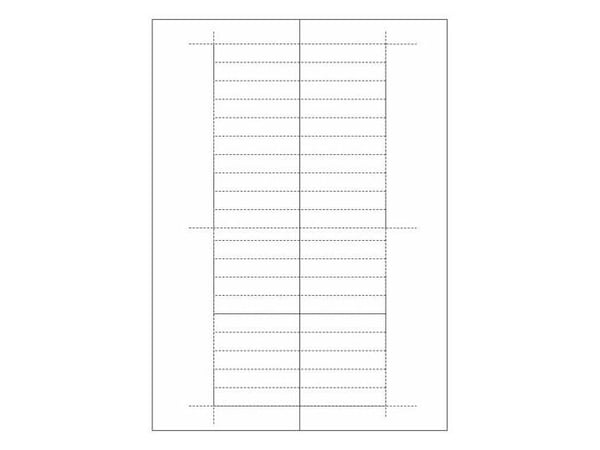 Avery IndexMaker - Inndeler - 6 deler - for A4 (210 x 297 mm) - med fliker - gjennomsiktig