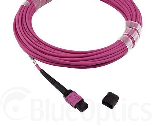 BlueOptics CBL-MPO12-4LC-OM4-15M-BO, 15 m, OM4, MPO, 4x LC