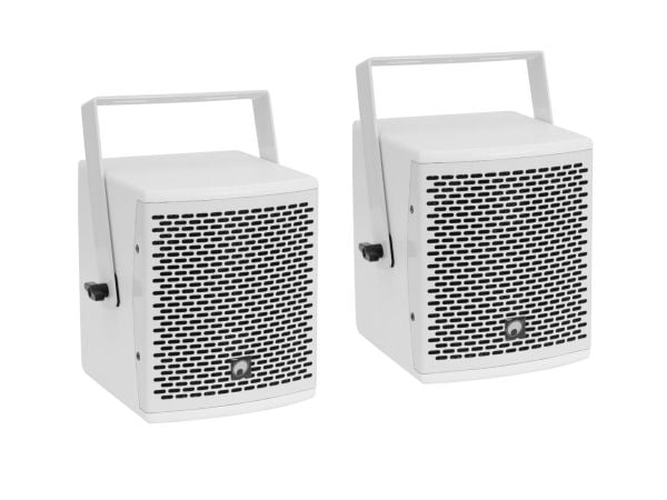Omnitronic 20000837, Ledning & Trådløs, 800 W, 40 - 160 Hz, Hvit