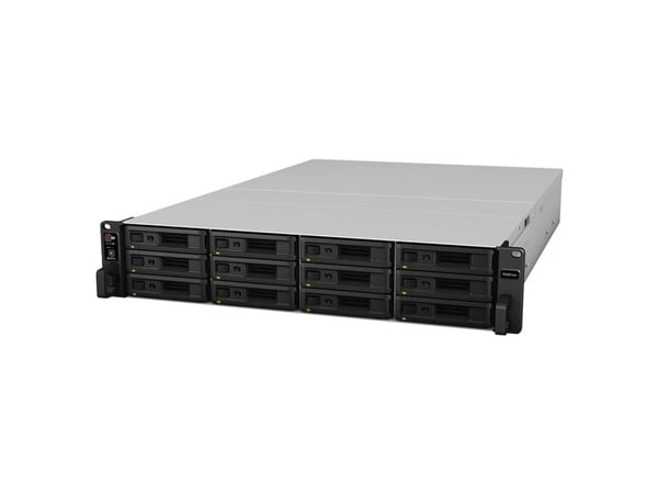 Synology RackStation RS3621xs+, NAS, Teline ( 2U ), Intel® Xeon® D, D-1541, 144 TB, Musta