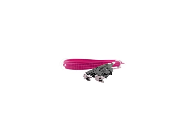 BlueOptics Duplex fiberoptisk patchkabel, E2000-PC/E2000-PC beige, 2 meter, multimode G50/125um, OM4, inngangstap: under 0,2dB, merkefiber, LSZH ma...