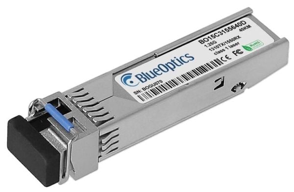 BlueOptics 942 208-001-BO, Fiber optisk, 1250 Mbit/s, SFP, LC (UPC), 9/125 µm, 40000 m