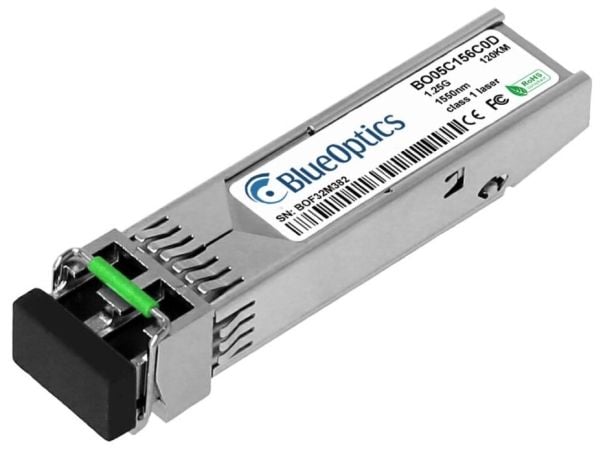 BlueOptics SFP-GLSD-90-A-BO, Fiber optisk, 1250 Mbit/s, SFP, SFP, ZX, 120000 m