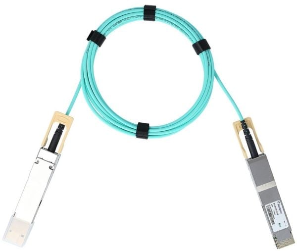 BlueOptics 740-090165-BO, 3 m, QSFP-DD, QSFP-DD, Hankjønn/hankjønn