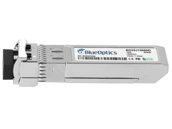 BlueOptics 942 213-001-BO, Kopper, 10000 Mbit/s, SFP+, LC (UPC), 9/125 µm, 80000 m