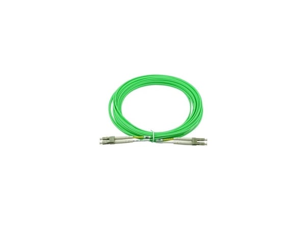 BlueOptics Duplex fiberoptisk patchledning, LC-UPC/LC-UPC beige, 2,5 meter, multimodus G50/125µm, OM5, inngangstap: under 0,2dB, merkefiber, LSZH l...