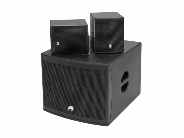 Omnitronic 20000727, Koblet med ledninger (ikke trådløs), 130 W, 150 - 20000 Hz, 8 O, Svart