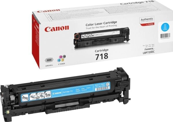 Canon väriaine Cyan 718 (31CAN718C 2661B002AA 718C)