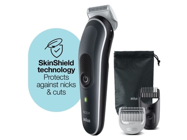 Braun BG5350, Sort, Sølv, 0,5 mm, 1,1 cm, Opladning, Vekselstrøm/batteri, 100 min.