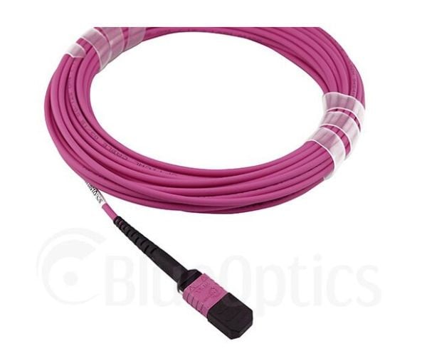 BlueOptics CBL-MPO12-4LC-OM4-1M-BO, 1 m, OM4, MPO, 4x LC