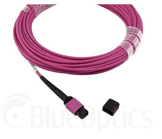 BlueOptics CBL-MPO12-4LC-OM4-1M-BO, 1 m, OM4, MPO, 4x LC