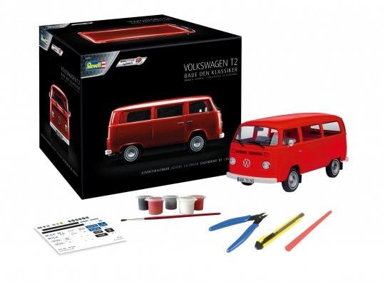 Revell VW T2 Bus, Buss, Monteringssett, 1:24, VW T2, Alle kjønn, 109 stykker