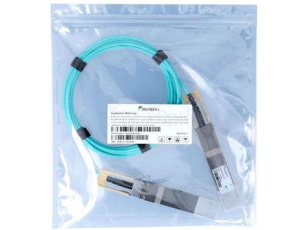 BlueOptics AOC-Q56DD-400G-3M-BO, 3 m, QSFP-DD, QSFP-DD, Hankjønn/hankjønn