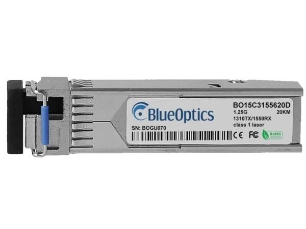 BlueOptics 942 207-001-BO, Fiber optisk, 1250 Mbit/s, SFP, LC (UPC), 9/125 µm, 20000 m