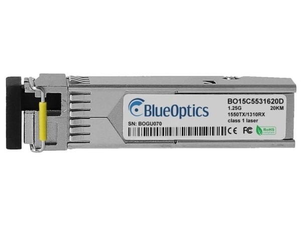 BlueOptics 942 207-002-BO, Fiber optisk, 1250 Mbit/s, SFP, LC (UPC), 9/125 µm, 20000 m