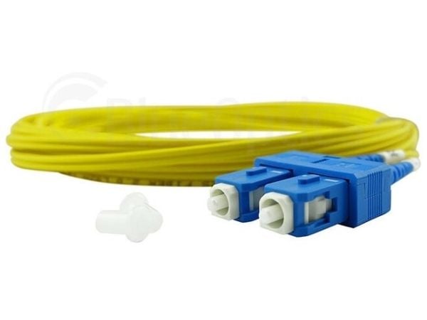 Kompatibel Corning 047202G512000003M BlueOptics Dupleks fiberoptisk patchkabel, LC-UPC/SC-UPC beige, 3 meter, enkeltmodus, E9/125µm G.657.A1, innga...