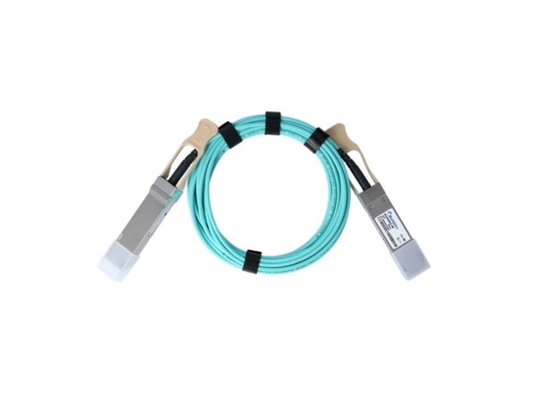 BlueOptics UACC-AOC-QSFP28-10M-BO, 10 m, QSFP28, QSFP28, uros/naaras, turkoosi väri, 100 Gbit/s.