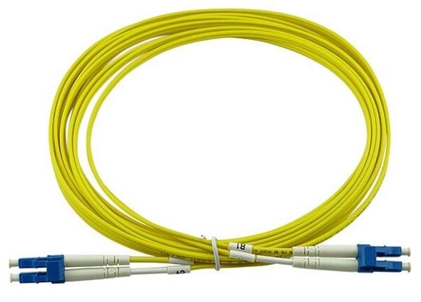 Kompatibel Corning 040402G512000005M BlueOptics Dupleks fiberoptisk patchkabel, LC-UPC/LC-UPC beige, 5 meter, enkeltmodus, E9/125µm G.657.A1, innga...