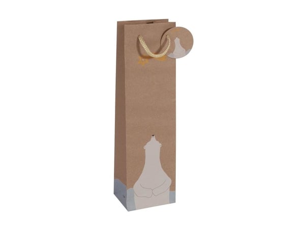 Sigel GT051, Gavepapirbag, Brun, Bilde, Papir, 157 g/m², 100 mm