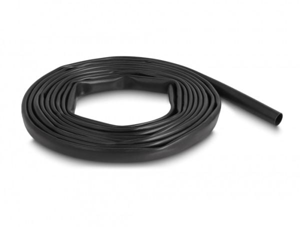Delock PVC-eristysputki 3 m x 8 mm musta