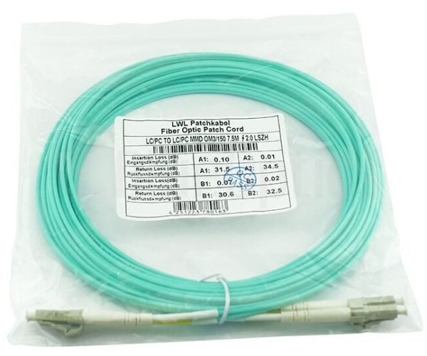 BlueOptics 050502T512000050M-BO, 50 m, LC/APC, OM3, 2x LC, 2x LC