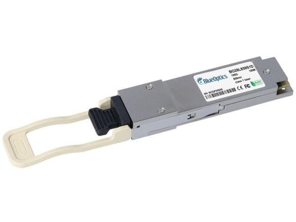 Niagara Networks N-QSFP28-SR4-kompatibel BlueOptics© QSFP28-transceiver for multimode 100 Gigabit høyhastighets dataoverføring i fiberoptiske nettv...