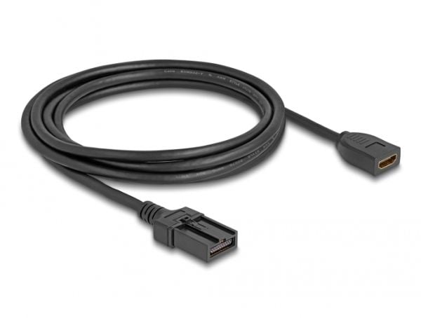 DeLOCK 87905, 3 m, HDMI-tyyppi A (vakio), HDMI Type E, 18 Gbit/s, Musta