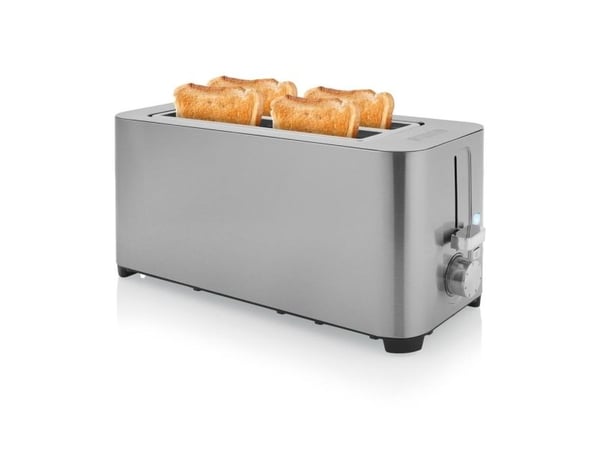 Princess 142402, 4 skiver, Rustfritt stål, Knapper, Rotasjon, 1400 W, 230 V, 50 - 60 Hz
