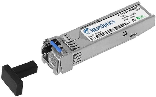 FRITZ! AVM 2000 2940 kompatibel BlueOptics© SFP Bidi-transceiver for single-mode Gigabit høyhastighets dataoverføring i fiberoptiske nettverk, med ...