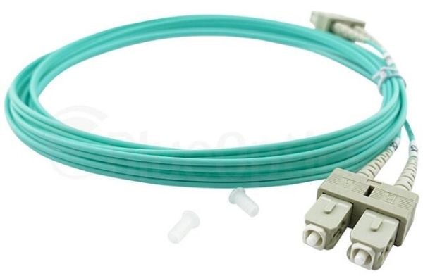 Kompatibel Corning 055702T512000007.5M BlueOptics Dupleks fiberoptisk patchkabel, LC-UPC/SC-UPC beige, 7,5 meter, multimodus, G50/125µm OM3, inngan...