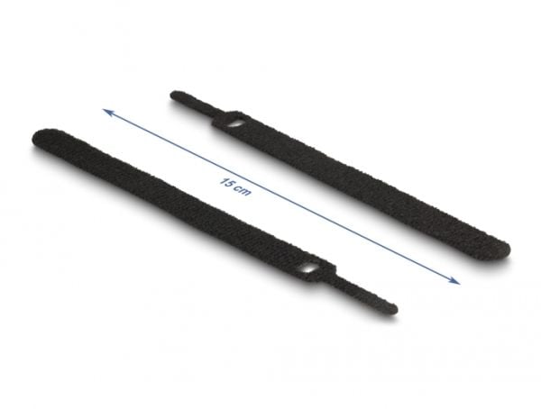 Delock Klett-Kabelbinder L 150 x W 12 mm farbig Set 10 St