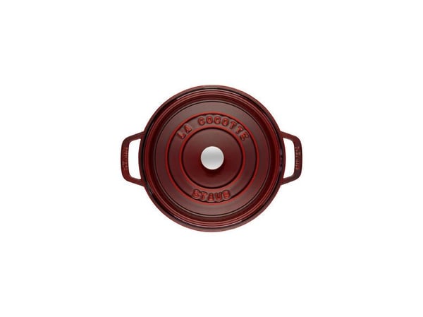 ZWILLING STAUB LA COCOTTE, Grytfrom, Rund, Gjutjärn, Keramiska, gas, halogen, Induktion, Gjutjärnsplattor, Röd, Grenadine-Red