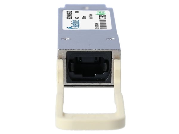 Mellanox MC2210411-SR4E-kompatibel BlueOptics© QSFP transceiver for multimode 40 Gigabit høyhastighets dataoverføring i fiberoptiske nettverk. Støt...