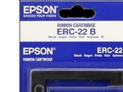 Epson ERC 22B - Svart - skriverbånd - for M 180, 190, 195