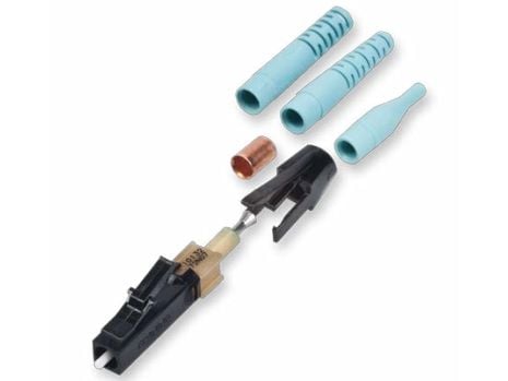 Corning 95-050-99-X, LC, Hankjønn, OM4, Akva, Svart, Multi-modus, Keramisk