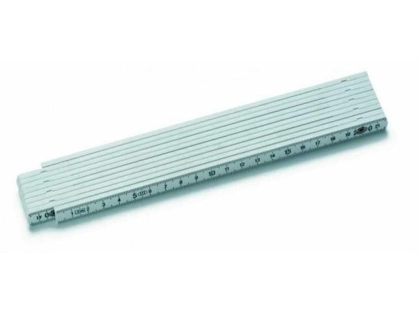 Cimco 210008, glassfiber, plast, metrisk, cm, grå, cm/mm, 2 m