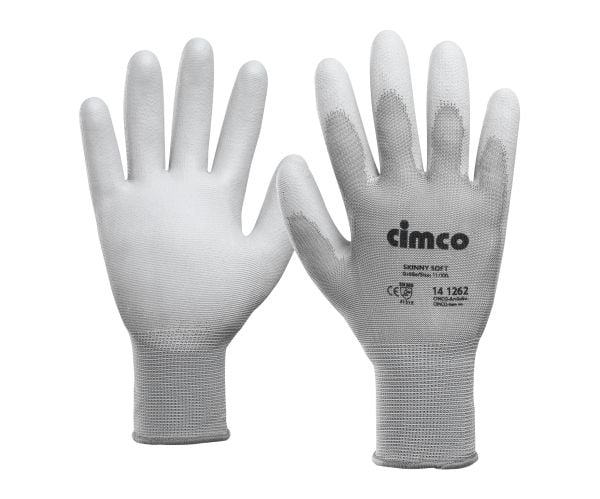 Cimco 141261, Verkstedhansker, Grå, XL