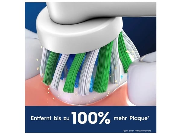 Oral-B CrossAction , 8 stykker, Hvit, 3 måned(er), Oral-B, Boks