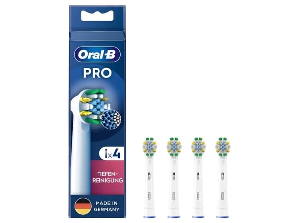 Oral-B Deep Cleaning, 4 stykker, Hvit, 3 måned(er), Oral-B, Boks