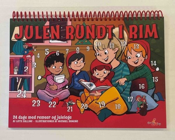 Julen rundt i rim | Lotte Salling og Sprog & Leg | Språk: Dansk