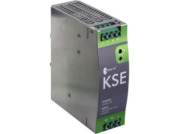 Kytkentätoiminen virtalähde KSE 12012 230/12VDC 120W 10A /väylällä/ 18912-9988
