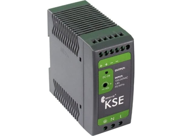 BREVE switchad strömförsörjning KSE 06012 230/12VDC 60W 5A /på DIN-skena/ 18912-9989