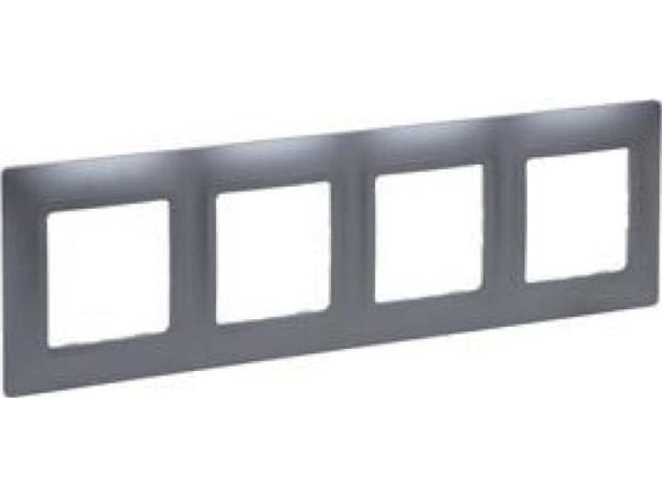 Legrand Niloe Selection fyrfacks ram i stål 762054